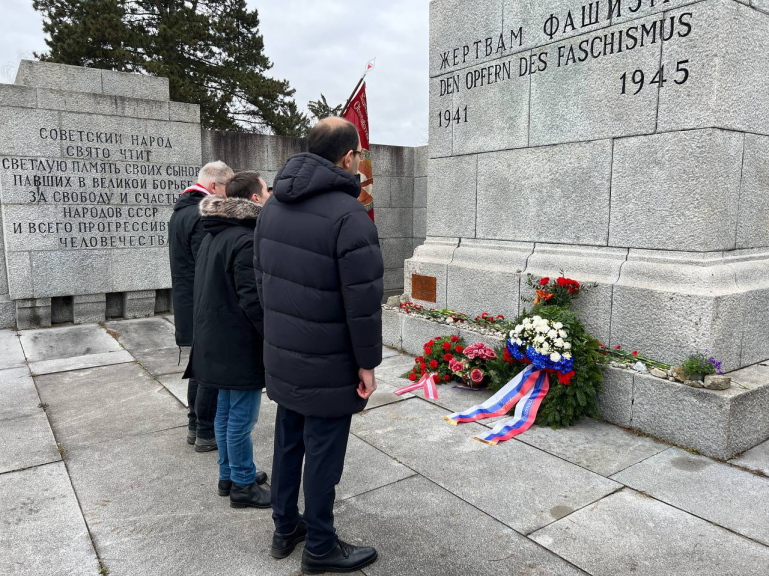 80-я годовщина побега советских военнопленных из 20-го «блока смерти» концентрационного лагеря Маутхаузен/Der 80. Jahrestag der Flucht sowjetischer Kriegsgefangener aus dem 20. „Todesblock“ des Konzentrationslagers Mauthausen
